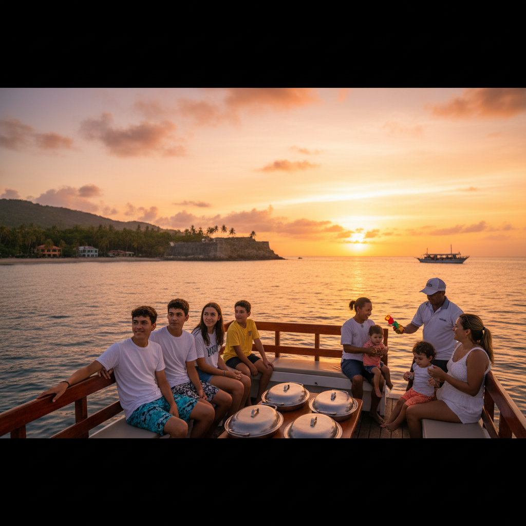 Family Shore Excursions Puerto Plata: Is a Sunset Cruise & Dinner the Right Fit?