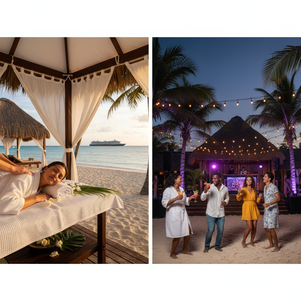 Punta Cana Cruise Excursion Planning: Spa Day vs. Nightlife Comparison