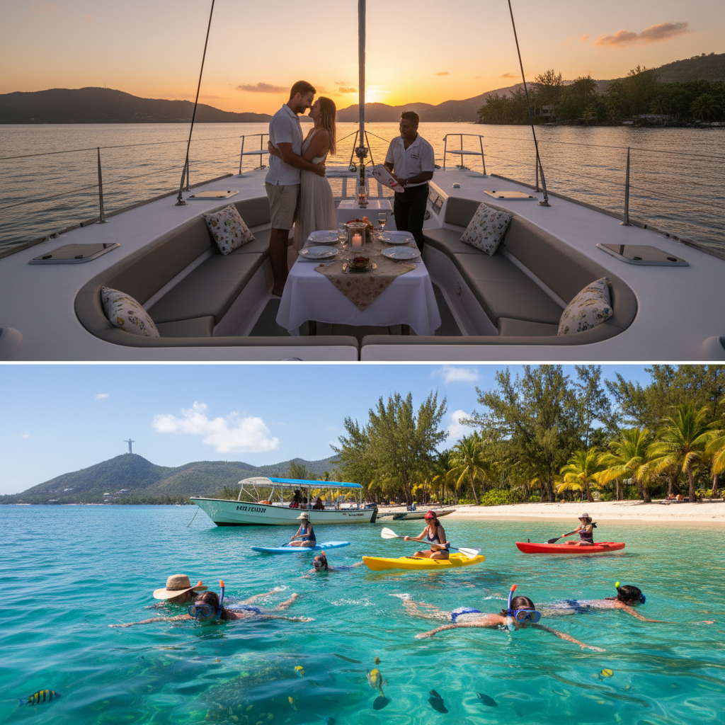 Water Sports and Snorkeling Excursion in North Coast / Puerto Plata: Sunset Cruise vs. Daytime Adventure Comparison article image