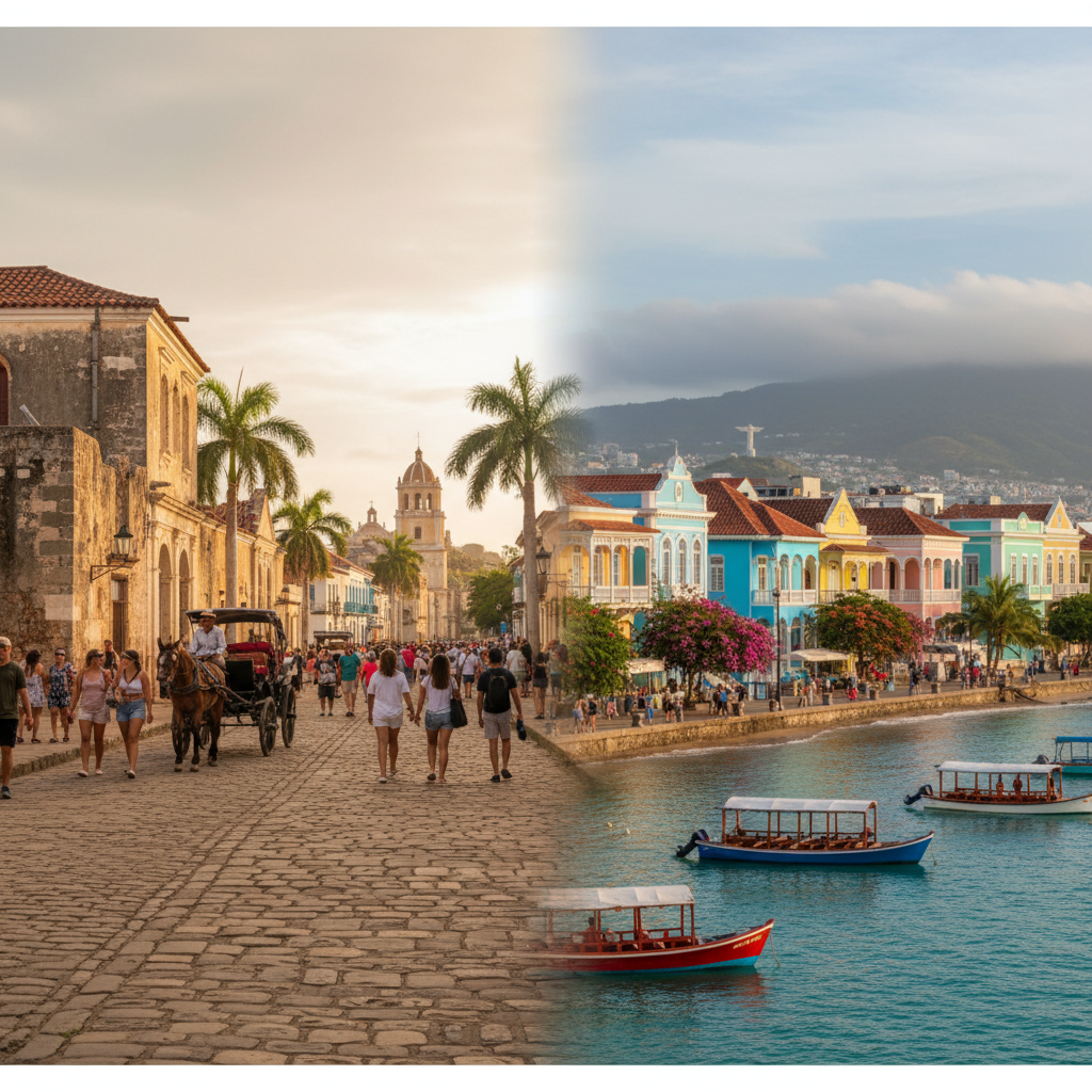Cultural and City Heritage Dominican Republic Comparison: Santo Domingo vs. Puerto Plata for Cruise Passengers