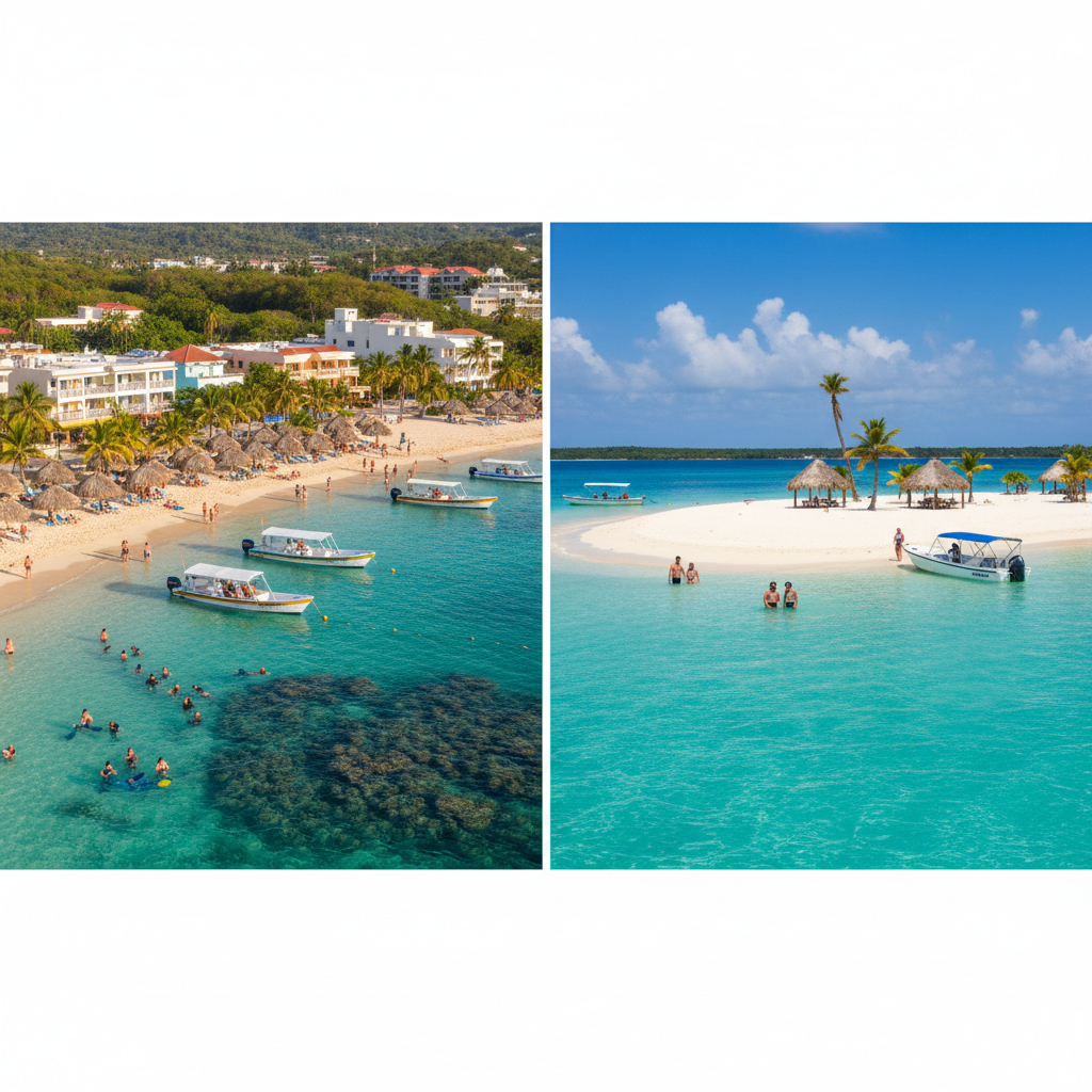 Tropical Beach & Snorkeling Day Comparison: Sosúa Bay vs. Cayo Arena for Cruise Passengers