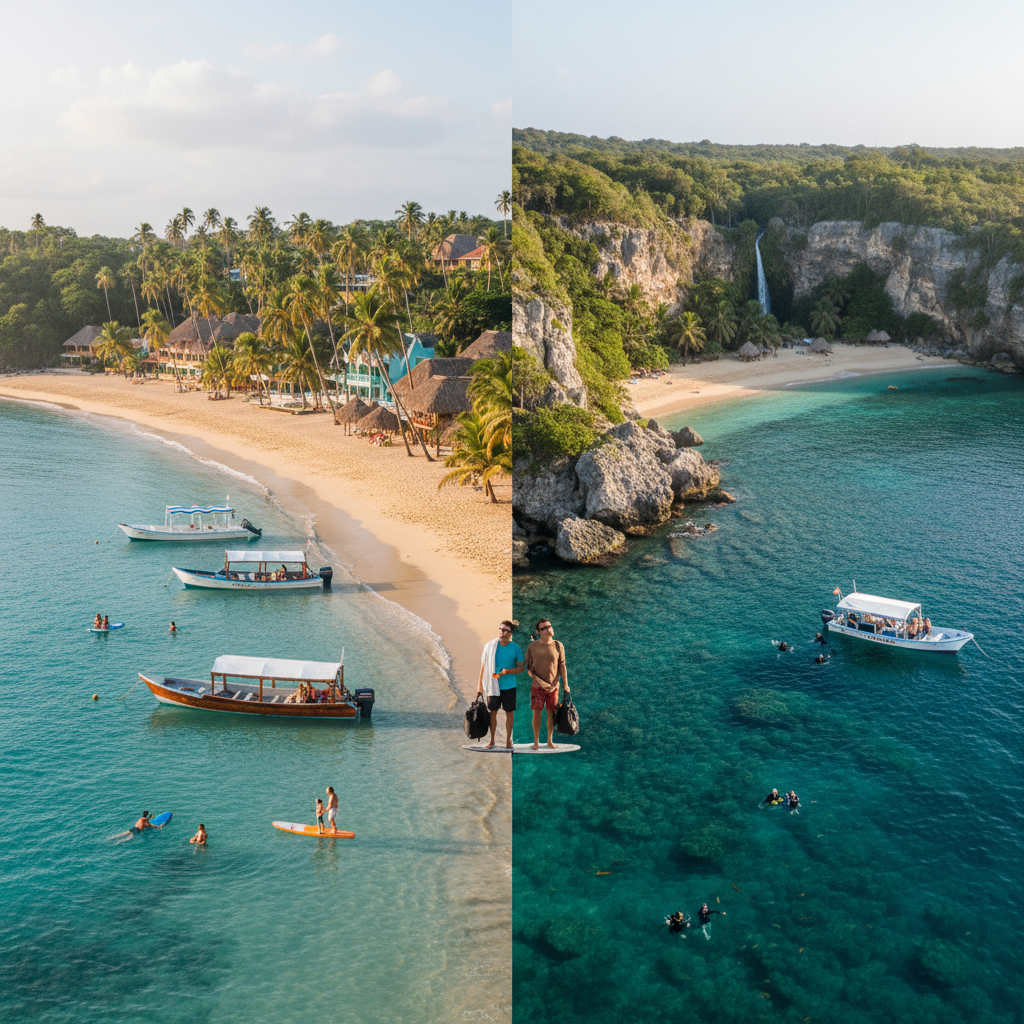 Water Sports and Snorkeling in Samana: Las Terrenas vs. Las Galeras for Cruise Passengers