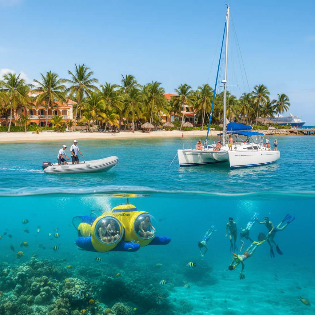 Water Sports and Snorkeling La Romana / Bayahibe Comparison: ScubaDoo vs. Catamaran Cruise article image